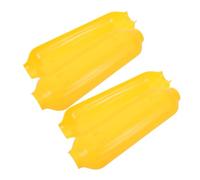 PartyKindom 4 piezas Bandeja para Servir Aperitivos con Diseño de Maíz Plástico Multiusos para Snacks y Postres para Mesa de Comedor y Decoración