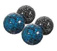 PartyKindom 4 Piezas Bola Esférica de Vidrio Decorativa para Mesa y Cuencos