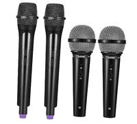 PartyKindom 4 Piezas Juguete De Micrófono Falso para Accesorios De Utilería De Juguete para Fiestas Simulación
