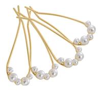 PartyKindom 4 Piezas Tocados Horquillas Forma para Mujer Accesorios Cabello Horquillas Francesas Cabello Uso Diario y Eventos Especiales