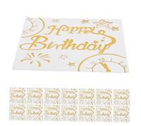 PartyKindom 40 Piezas Servilletas Decorativas para Cumpleaños de Servilletas Desechables con Dorado para Celebraciones y Elegantes Decoración de Fiesta para Adultos