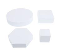 PartyKindom 4piezas Accesorios para Fotos De Elegante Decorativos Geométricos para Modelo Utilería Fotográfica para Joyería Cubo Geométrico para Fotografía