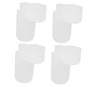 PartyKindom 4Piezas Almohadillas de Pulgar de Silicona para Accesorios Duraderos para Instrumentos Musicales Reposapiés Cómodo y Práctico el Dolor Tocar