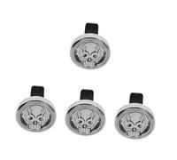 PartyKindom 4piezas Difusor De Para Coche Diseño De Calavera Clip Para Ventilación Decoración De Interior Automotriz Accesorio Práctico y Elegante Para Mujeres