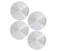 PartyKindom 4piezas Pastel De Aluminio Redondo De Aleación De Aluminio para Mesas Auxiliares Adaptador De Disco para Tapas De Soporte para Mesas De Té