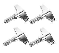 PartyKindom 4piezas Tornillos De Palometa Metálicos Para Soporte De Platillo De Batería Duraderos y Compatibles Con Varios Modelos Instalación Fácil Para Instrumentos De Percusión