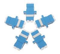 PartyKindom 5 Piezas Adaptador De Fibra Óptica LC De Acoplador De Fibra para Redes para Escenario De Conexión