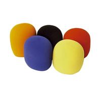 PartyKindom 5 piezas Cubiertas de Espuma para Micrófonos de Mano Parabrisas Antiviento Duradero para Escenario Protección contra y Salpicaduras Colores Aleatorios Color Color Aleatorio