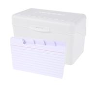 PartyKindom 50 Piezas Index Cards Lined Small Notepads With Storage Box For Students And Professionals Efficient Note Taking And Vocabulary Practice