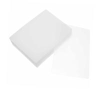 PartyKindom 50 Piezas Transparent Matte PVC Binding Covers Sheet Protectors For Notepad Binder Non Fingerprint Finish For Office Reports School Projects And Professional Documents