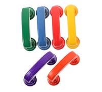 PartyKindom 6 Piezas Auriculares de Plástico Colores para Terapia del Habla Teléfono Susurrante con Retroalimentación Auditiva Juguete Educativo para Adultos Aula