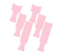 PartyKindom 6 Piezas Junta Permanente Peine Para Teñir El Cabello Peine De Tinte Para El Cabello Color De Pelo De Peluqueria Tabla De Peluqueria Herramientas Estilistas El Plastico Rosa