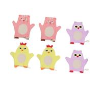 PartyKindom 6 Piezas Toalla de Baño para Forma Bola de Baño Guante para Limpiar el Cuerpo Colores Surtidos Cepillo Útil Color Aleatorio