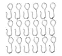 PartyKindom 60piezas Ganchos De Fijación De Asientos De Coche s Hooks Metálicos Para Fundas De Asiento Almacenamiento Para Bolsos y Accesorios El Respaldo Del