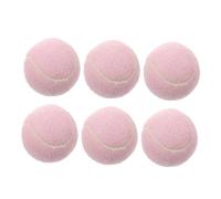 PartyKindom 6piezas Balones De Tenis De Entrenamiento para Principiantes Balones De Goma Elástica para Juguetes De Tenis Interactivos para Fáciles De Encontrar