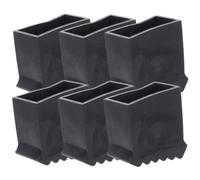 PartyKindom 6Piezas Cubiertas Antideslizantes para Pies de Escalera para Escaleras Plegables y Portátiles Reducción de Ruido y Instalación Accesorios Duraderos