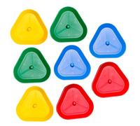 PartyKindom 8 Piezas Cortadora de Tarjetas Perezosa Pararse Soporte de póquer Reutilizable Jumbo Accesorios de póker portatarjetas de póker titulares de Cartas bastidores de póquer Abdominales