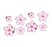 PartyKindom 8 Piezas Flor Aromaterapia Clip Coches Adorno Para Coche Adorno Vehicular Refrescantes Difusor Para Auto Decoración Hierro Rosa Tobera Interior