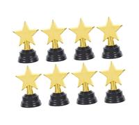 PartyKindom 8 Piezas Mini para Premios de Plástico para Eventos Decoraciones de Fiesta y Recompensas el Aula Trophies Compactos y Ligéros para Graduaciones y Celebraciones