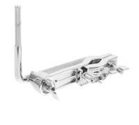 PartyKindom Abrazadera de Montaje para Cencerro de Batería Jazz, Soporte Expandible de Acero Resistente con Brazo Curvado, Accesorio de Percusión Ajustable para Instrumentos Musicales,