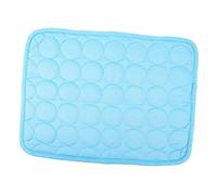 PartyKindom Alfombra Refrescante para Mascotas Colchoneta de de Seda para Perros y Gatos In para Verano Interior y Exterior Multifuncional como Protector de Color Azul