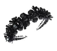 PartyKindom Aro Cabello de Aleación Cuentas Brillantes, Adorno Único y Elegante para Bodas y Fiestas, Accesorio Cabello Brillo bajo Luz Natural