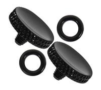 PartyKindom Artesanía 2 Piezas Botón Disparador para Cámara Botón De Obturador De Superficie Convexa Botón del Obturador De La Cámara Cobre Cámara Filmográfica Aleación De Aluminio Práctico