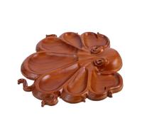 PartyKindom Bandeja de Madera Multifuncional Forma de Pulpo Bandeja Sólida para Frutas Snacks y Frutos Secos Ligera y Portátil para Uso Interiores y Exteriores Fiestas