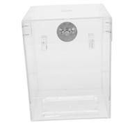 PartyKindom Bañera para Loros Caja De Baño Colgante Antidesbordamiento Diseño Ecológico Práctica para Jaulas Adecuado para Periquitos y Agapornis