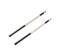 PartyKindom Baquetas de Bambú para Jazz y Música Folk Color Negro Diseñadas para Tambores de Bambú y Madera para Sesiones de Jazz o Ensayos Caseros