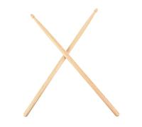 PartyKindom Baquetas de Nogal Duraderas para Percusión Profesional Cómodas y para Práctica de Batería y