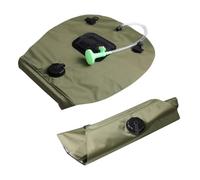 PartyKindom Bolsa de Ducha Solar 20L Portátil Plegable Cabezal de Ducha Camping Senderismo Exterior