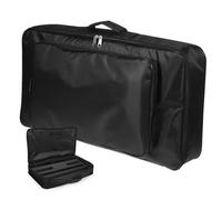 PartyKindom Bolsa Negra Para Pedalera De Efectos Guitarra Estuche Resistente Con Cremallera y Asa Antideslizante Funda Portátil Para Pedalboard Con Tejido Nylon Duradero