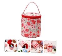 PartyKindom Bolsa Organizadora de Ganchillos y Agujas de Tejer Resistente y Duradera con Diseño Compacto y Portátil para Almacenamiento de Accesorios Crochet y Proyectos de Viaje