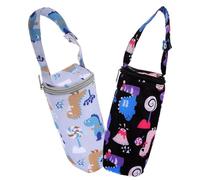 PartyKindom Bolsa Térmica para Biberones de 2 Piezas con Cierre para Bebés, Hecha de Tela Oxford 300d Algodón Intermedio, Ideal para Excursiones y Fácil de Sujetar al Cochecito