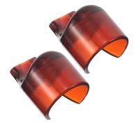 PartyKindom Boquilla para Flauta Mini 22mm para Principiantes 2 Piezas Kit Auxiliar de Práctica Portátil para Alumnos Entrenador Boquilla de Repuesto Adecuado para Flauta Dulce