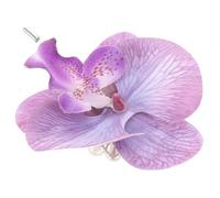 PartyKindom broche de ramillete pin de solapa de flor fiesta accesorios alfileres boutonniere decoración de la boda de la vendimia largo alfileres de flores para la ropa alfiler de flor Violet