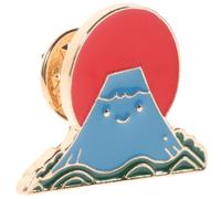 PartyKindom Broche De Ropa Fuji San Esmaltado y Caricatura, Accesorio Decorativo Japonés, Broche Multiusos Para Mujer, Regalos, Uso Diario y Ceremonias, Tamaño Pequeño