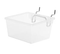 PartyKindom Caja de Almacenamiento Antiestática para Tablero Perforado Contenedor de Plástico Transparente con Gancho para Taller para Organizar Componentes de Hardware y Accesorios de Trabajo