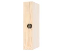 PartyKindom Caja de Madera de Almacenaje con Tapa Abatible y Cierre Organizador Rústico para Joyería Tarjetas de Recetas y Caja Decorativa sin Acabado para Hogar y Oficina