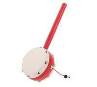 PartyKindom Campana de Mano Portátil Estimulación Sensorial y Coordinación Mano-ojo Sonajero Tradicional Tamaño Pequeño, Juguete Musical de Plástico Seguro para Ñiño para Recién Nacidos