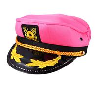 PartyKindom Captains Hat with Adjustable Snapback for Adults, Navy Map Performance Funny Sailor Hats for Club Pub Party Festival Halloween Costume Fancy Dress