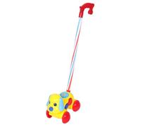 PartyKindom Carrito para Empujar la Puerta Coche para pequeños Juguete para Caminar para pequeños Montando Juguetes bebé Camina detrás del Juguete de Empuje plástico