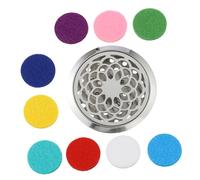 PartyKindom Clip de Aromaterapia para Coche Diseño Hueco Natural, Acero Inoxidable, Multipropósito, Suave, Adecuado para Día Madre y Día de San Valentín Color Aleatorio Varios estilos