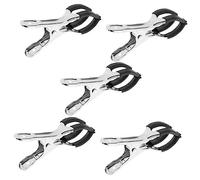 PartyKindom Clip De Sangría Para Saxofón De Acero Inoxidable, 5 Piezas Grandes Para Reparación Profesional De Instrumentos De Viento, Accesorios Resistentes y Compactos Para Talleres Músicos