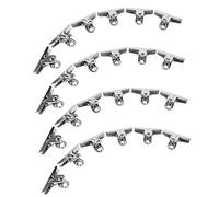 PartyKindom Clip para Billetes de Acero Inoxidable, Clip de Fijación Pequeño para Dinero, Pack de 25 Unidades, Práctico Accesorio para Oficina y Despacho, Tamaño 4,2 Cm