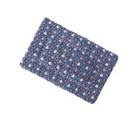 PartyKindom Colchoneta para Mascotas Cálida y Gruesa de Franela, Tamaño 61x41 Cm, Alfombra de Descanso Azul Estrellas, Adecuado para Invierno y Perros y Gatos