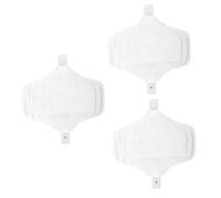 PartyKindom Compresas Menstruales Reutilizables 3 Piezas 18Cm de Algodón Orgánico Bolsa de Almacenamiento Lavable Bragas para Mujeres Toallas Sanitarias Ecológicas
