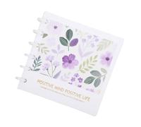 PartyKindom Cuaderno Espiral Cuadrado de Papel, Recargable para Notas