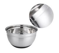 PartyKindom Cuenco Perro Acero Inoxidable Antideslizante Resistente al Calor y Corrosión con Base Silicona Color Aleatorio para Alimentación Mascotas y Agua Exteriores